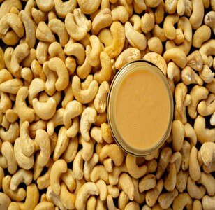 cashew-butter-dark-background