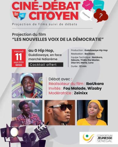 Affiche Ciné -débat citoyen